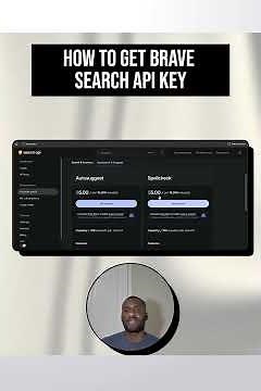 How to Get Brave Search API Key (Brave Search API Setup Guide) #api #webdevelopment #tutorial