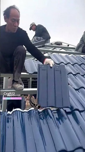 Securing Metal Roofing Tiles on a Steel Frame
