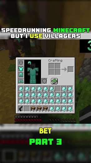 Speedrunning Minecraft with Villagers: Part 3