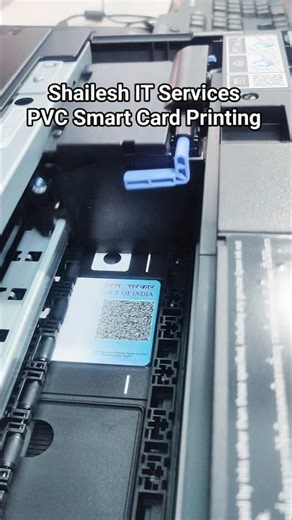 PVC Smart Card Printing #itservice #pancard #education