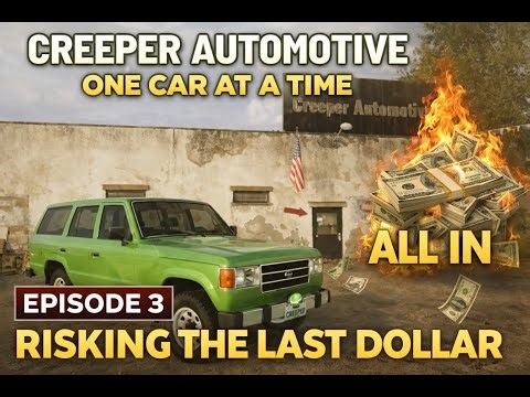 Creeper Automotive: One Car at a Time Episode 3: Risking the Last Dollar
