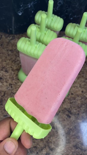 Delicious Strawberry Cream Popsicles Recipe