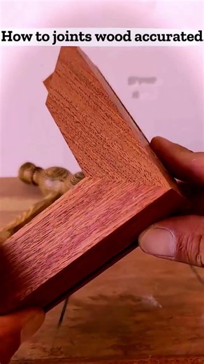 Perfect Wood Joint You Didn’t Know Was Possible #woodworking #tools #skills #tip #satisfying #shorts