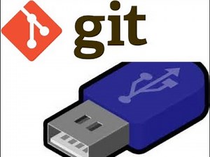 git on a usb drive! no need for github!!