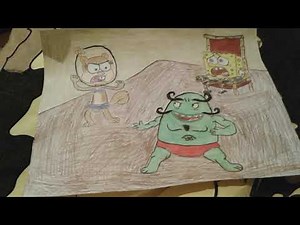 My SpongeBob Karate Island Drawing