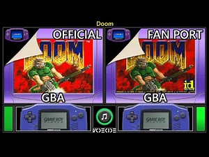 Doom (GBA) – Official vs Fan Port (GBA vs GBA) | Real Hardware Comparison