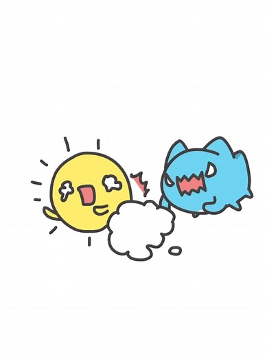 #animation #cartoons #funnycat #sun #rain