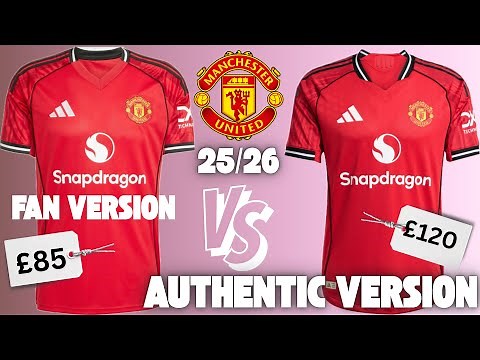 Manchester United 2025/26 Shirt Review: Authentic vs. Fan Version Replica – Is It Worth the Price?
