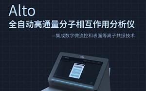 高通量LSPR检测仪器Alto操作视频