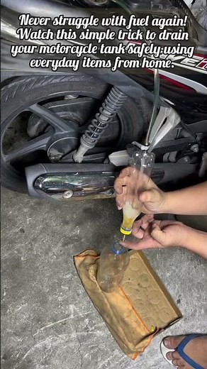 Simple DIY Hack For Draining Your Fuel Tank
