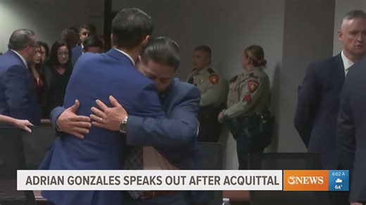 Adrian Gonzalez speaks out after acquittal