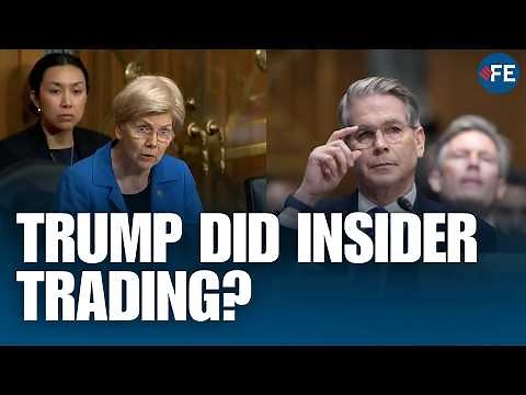 CONFLICT OF INTEREST? Elizabeth Warren Grills Bessent Over Trump's Stock Trades
