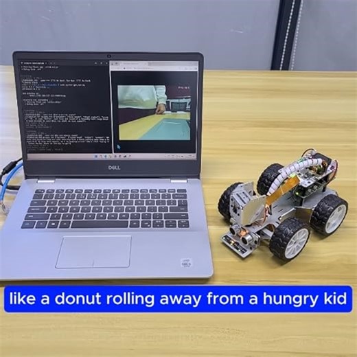 SunFounder Picar-X KI-Videoroboter-Car-Kit für Raspberry Pi 5/4/3B+/Zero 2w,LLMs ChatGPT-4o/Gemini/Grok,Sprach- und Videoerkennung,Python,Scratch,Kamera,Akku (RPI Nicht im Lieferumfang enthalten)