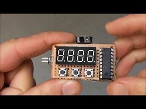 Portable Counter for winding machine PIC16F628A