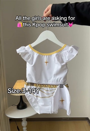 Kpop Girls Swimsuit Sale – Stylish 3-Piece Sets for Kids