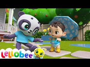 Rain Rain Go Away With Max | Kids Song and Nursery Rhymes | Lellobee