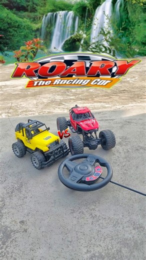 remote control monster car and jeep racing video #short