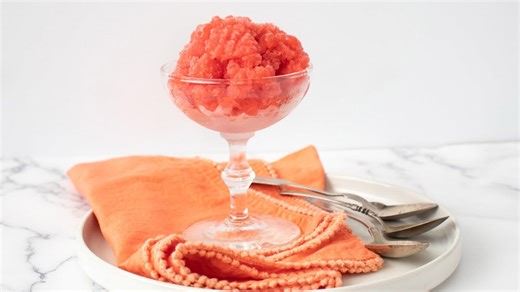 Strawberry Rosé Granita Recipe