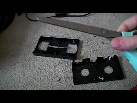 How to fix a broken VHS tape part 1/3