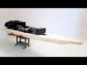 [MOC] Lego Technic RC Boat Prototype V3 - Tests - With SBrick