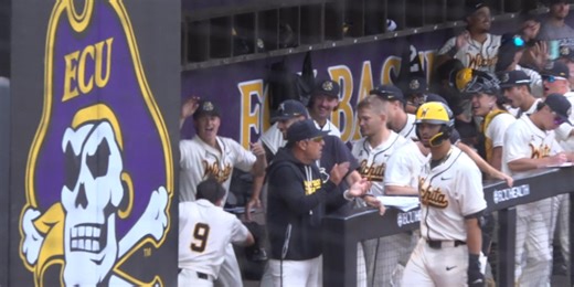 ECU Baseball smoked by Wichita State 13-1 in series-finale