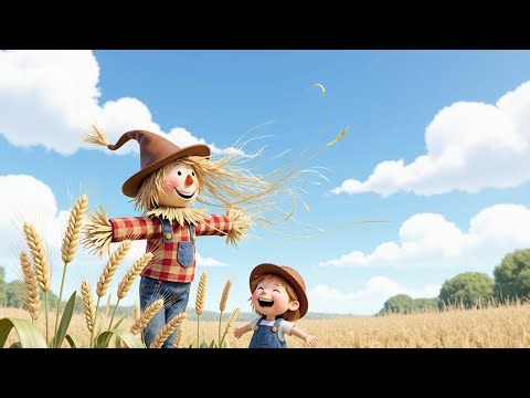 The Shy Scarecrow Forgot to Wave 🌾 | Nursery Rhymes for Kids & Baby Songs