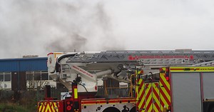 Huge fire and black smoke billows from Hull industrial site