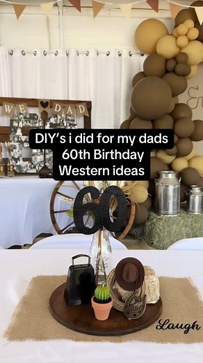 Creative Ideas for a 60th Birthday Cowboy Party