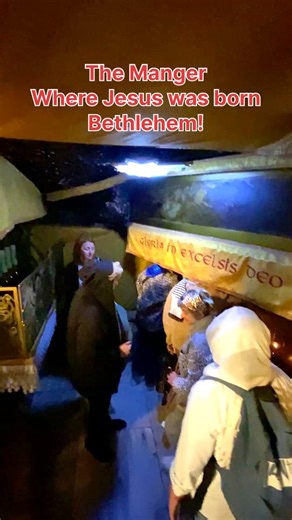 The Manger where Jesus born, Church of Nativity Cave Bethlehem | Visit Israel From Your Home