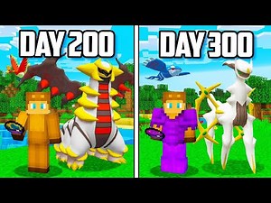 I Survived 100 Days in Minecraft Pokémon World! ⚡ (Part. 3)