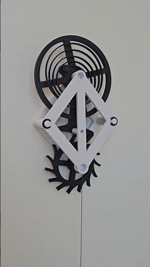 Testing a lever escapement with a balance wheel and hairspring as a pendulum alternative!