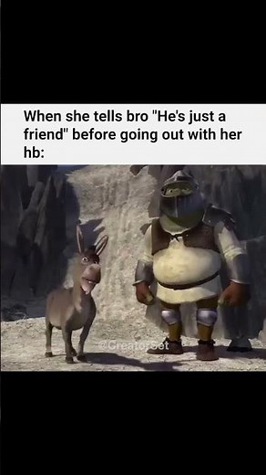 "He's just a friend" meme