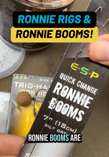 One of the deadliest carp rig setups EVER 💥🎣 The ESP Trig-Hammer Ronnie Rigs paired with ESP QC Ronnie Booms deliver insanely fast hook-holds, perfect mechanics, and consistent results when it matters most. Razor-sharp Trig-Hammer hooks, rock-solid QC booms, and a balanced presentation that flips and hooks every time. Whether you’re fishing wafters or pop-ups, pressured waters or short sessions, this ready-to-go Ronnie rig setup saves time and catches more carp. Trusted by serious anglers who 