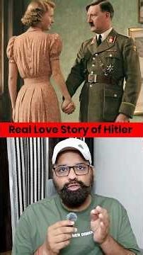 Hitler’s Hidden Romance | The Untold Story of Hitler & Eva Braun 🤔 | #shortsfeed #hitler #love