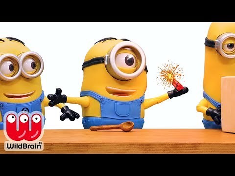 Minions STOP MOTION (Video) Minions Food Explosion 🔥 Minions Stop Motion Animation 🎨 Crafty Kids