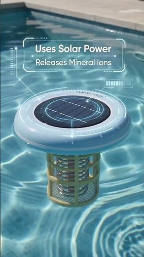 From Green to Crystal Clear 💧 Solar Pool Ionizer Explained
