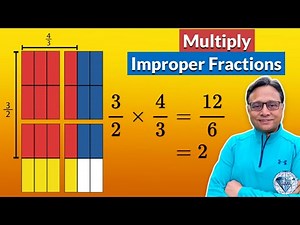 Area Model to Multiply Improper Fractions