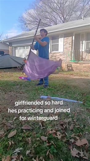 attracted him w my siren aura #sirensong #aura #winterguard #menincolorguard #boyfriend