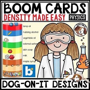 Relative Density BOOM Cards Worksheets Sink or Float Labs Science Task Cards