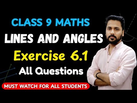 Class 9 Maths Exercise 6.1 | Q1 to Q6 | Chapter 6 Lines And Angles | New NCERT Book Prashnavali 6.1