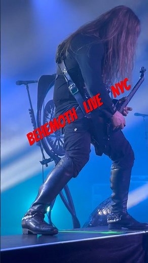 Behemoth Live NYC 2026 #tour ☠️#art #metal #behemoth #live #best #greece #france #europe #🩸👺