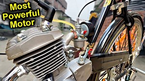 What a High-Power Motorized Bicycle Can Do – F-80 Motor with 80cc Engine