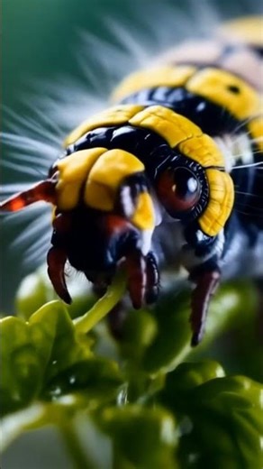 Close-up of a caterpillar
