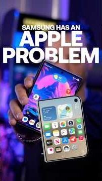 Z Fold 8 Vs iPhone Duo - #Samsung Has An #Apple Problem #appleiphoneduo #samsungzfold8
