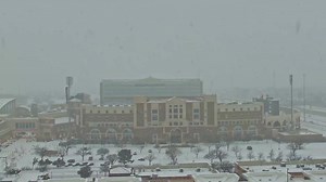 Check out this timelapse of the heavy snow falling over The Jones AT&T Stadium in Lubbock Saturday afternoon❄️🌨️❄️ | Chief Meteorologist Jacob Riley KLBK