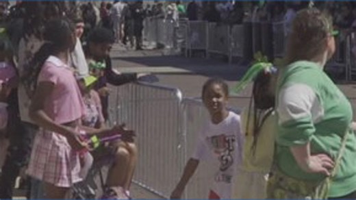 Annual St. Patrick's Day parade on Beale Street