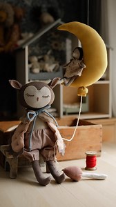 Sewing some magic ✨ ✨ ✨ . . . Soft toys making diy home children nursery room decor dolls house soft plush toys patterns and tutorials | Elena Efi Little Things