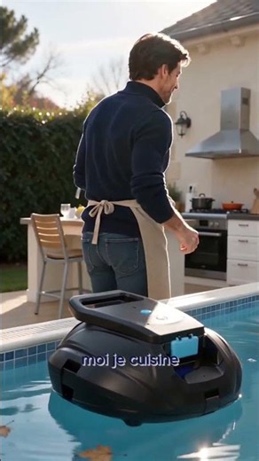 Robot Nettoyeur de Piscine Automatique #shorts #v=nxwt75aryI4