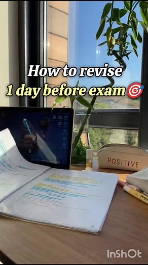 ⏰ How to Revise One Day Before Exam Like a Topper 💯📚 | Last Minute Revision Tips 🧠🎯