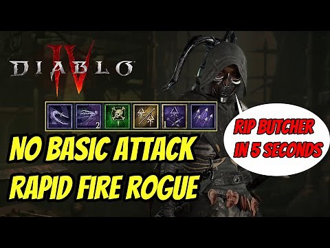 Diablo 4 | The No Basic Attack Rapid Fire Rogue